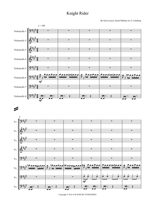 Knight Rider Theme (Arr. Samara Ginsberg) - Daniel Daine (String Ensemble)