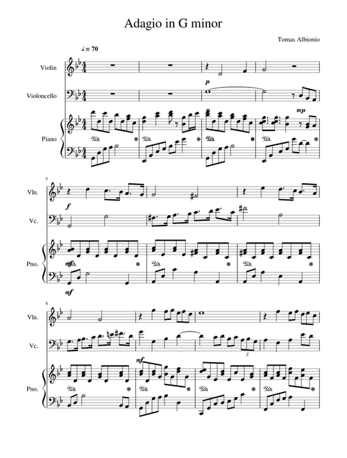 Adagio in G minor