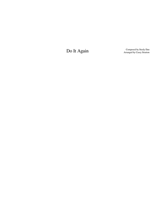 Do It Again