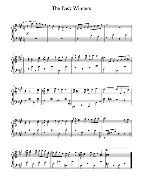 The easy winners – Scott Joplin