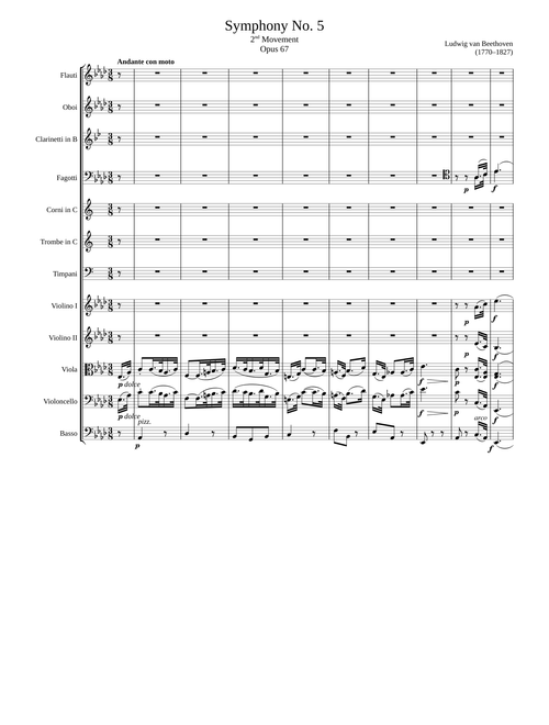 Symphony No. 5, 2nd Movement