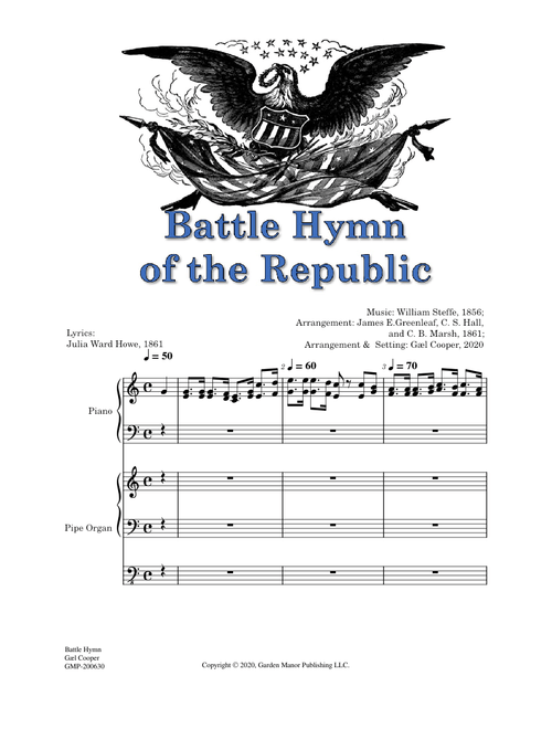 Battle Hymn of the Republic by Gæl Cooper (arr.)
