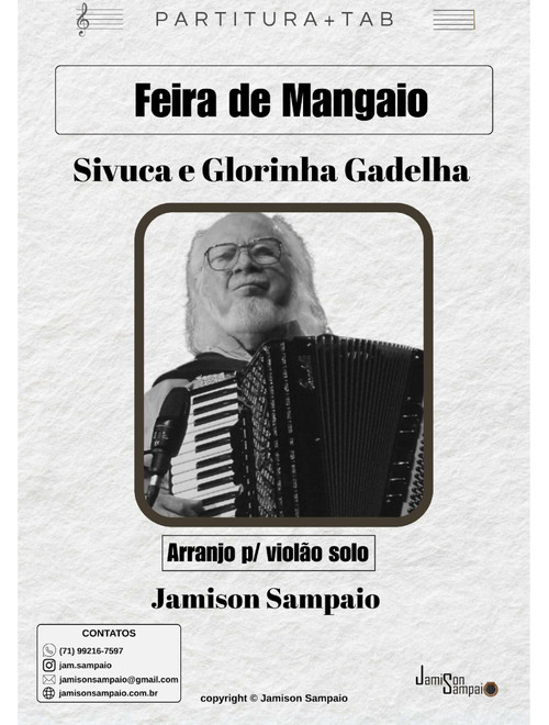 Feira De Mangaio (Arr. Jamison Sampaio) - Severino Dias De Oliveira, Maria Da Gloria Gadelha (Solo Guitar)