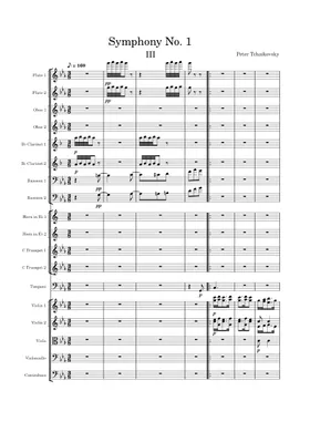 Symphony No.1, Op.13, Movt 3 – Pyotr Ilyich Tchaikovsky Symphony No.1, Op.13, Movt 3 – Pyotr Ilyich Tchaikovsky