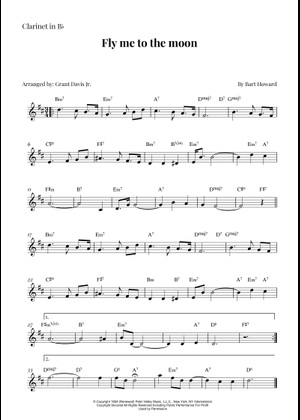 Play Official version of Fly Me To The Moon (In Other Words) Sheet