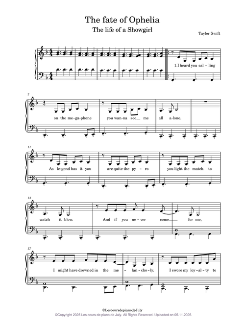 The Fate of Ophelia – Taylor Swift