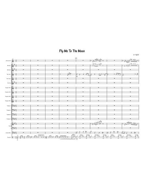 Fly Me To The Moon - for Jazz Big Band