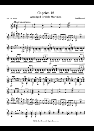 洋書・楽譜　ルイジ・レニャーニ 36のカプリス Luigi Legnani: 36 Caprices