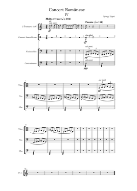 Free György Ligeti sheet music | Download PDF or print on