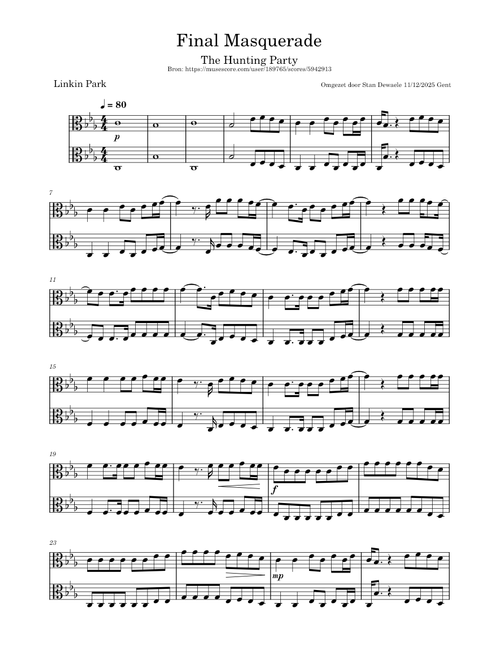 Final Masquerade – Linkin Park