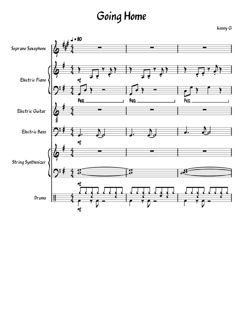 Going home saxophone sales
