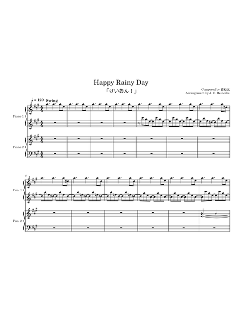 Happy Rainy Day – 百石元 · Hajime Hyakkoku Happy Rainy Day – K-On! – 百石元 · Hajime Hyakkoku