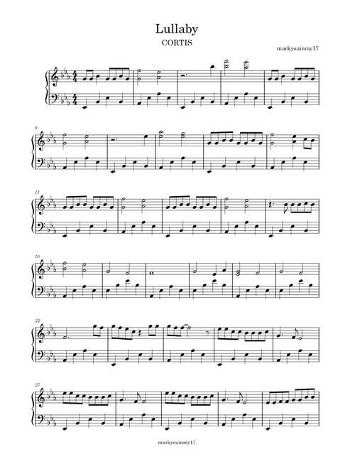 Lullaby – cortis