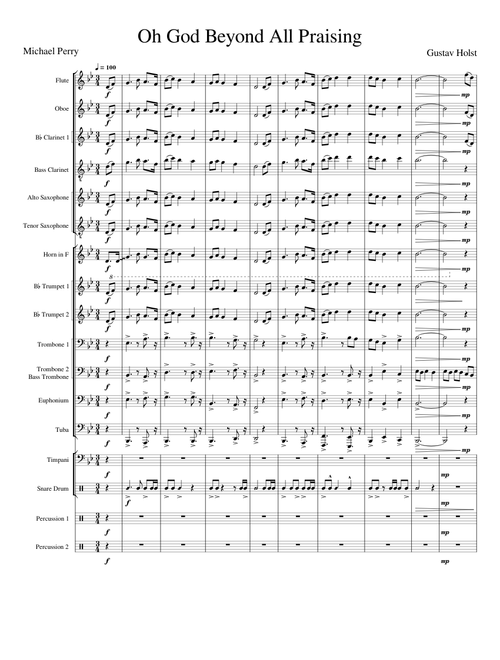 Oh God Beyond All Praising – Gustav Holst Oh God Beyond All Praising