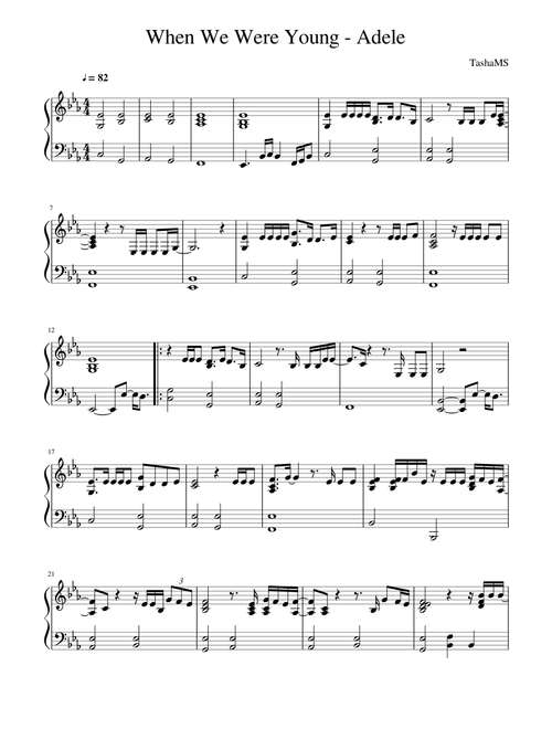 When We Were Young - Adele