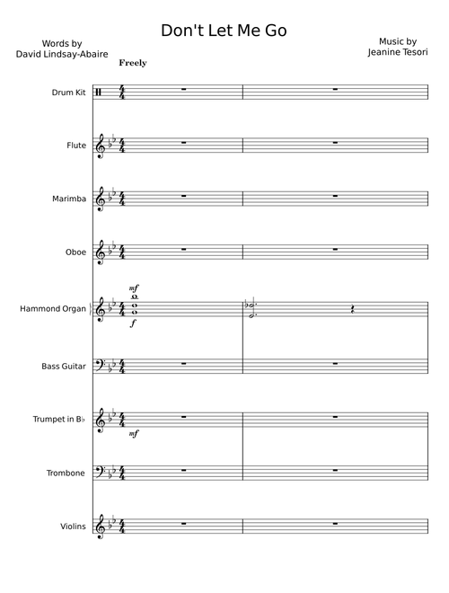 Don't Let Me Go – Shrek The Musical