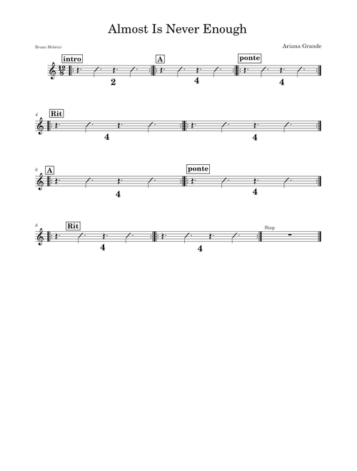 Almost is never enough – Ariana Grande