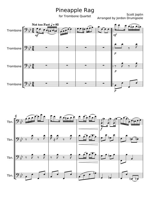 Pine Apple Rag - Scott Joplin