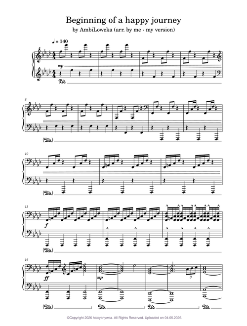 AmbiLoweka - Beginning of a happy journey -- arranged by me!
