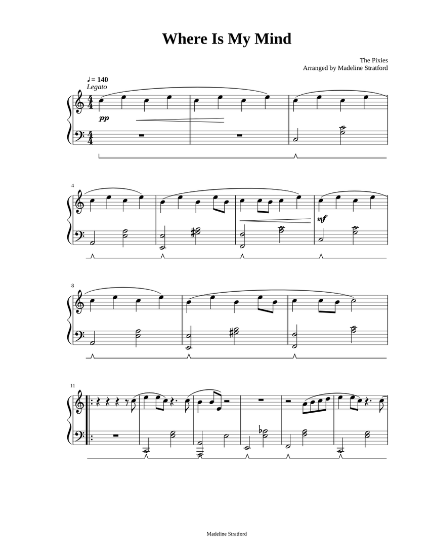 Maxence cyrin where is my mind. Where is my Mind пианино. Where is my Mind solo Piano. Pixies where is my Mind.