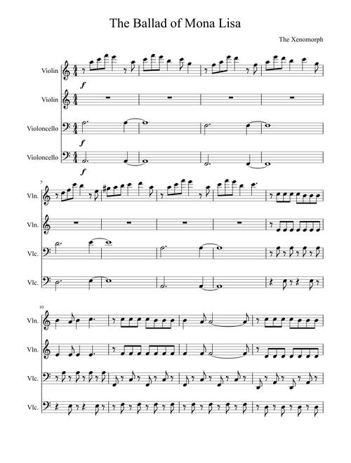 (Revised)Ballad Of Mona Lisa