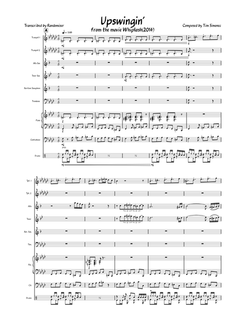 Upswingin' (from Whiplash) – Tim Simonec