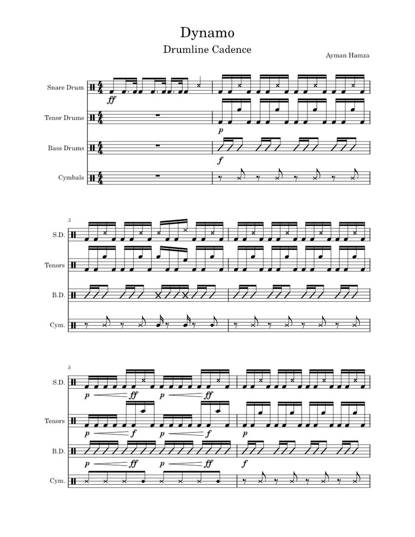 dynamo-sheet-music-for-snare-drum-crash-tenor-drum-bass-drum
