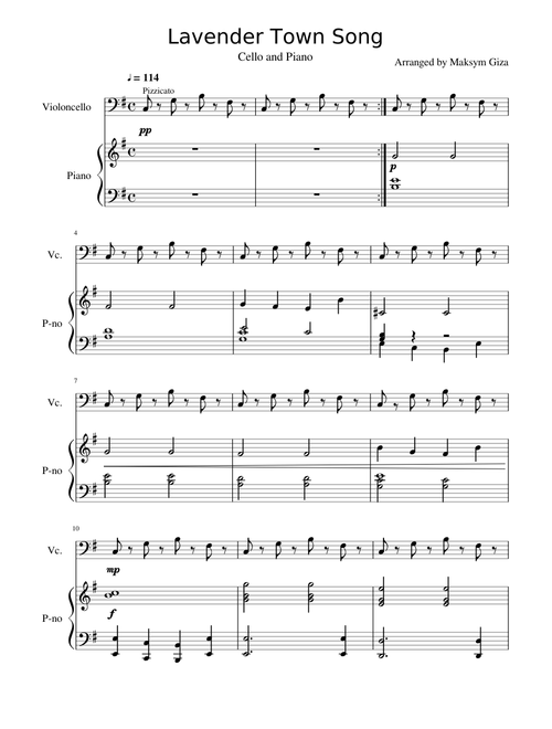 Lavender Town Song
