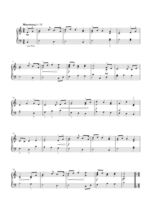 Polovtsian dance - Alexander Borodin (Piano Solo)