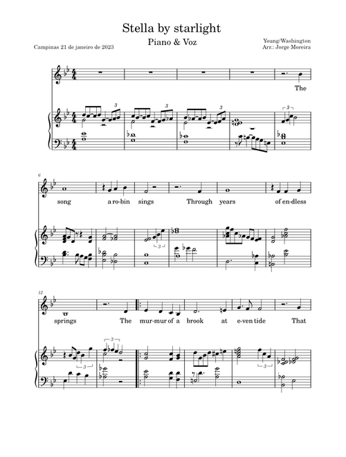 Stella by Starlight – Victor Young/Ned Washington