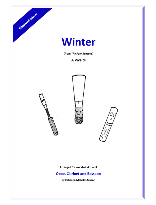 Winter (oboe, clarinet, bassoon trio) (Arr. Catriona Melville-Mason) - A Vivaldi (Woodwind Ensemble)