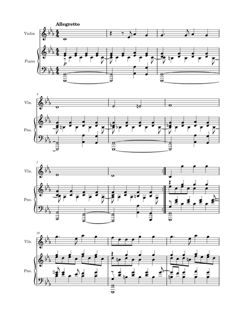 Drowning - Boogie Wit Da Hoodie (Piano + Violin Arrangement)