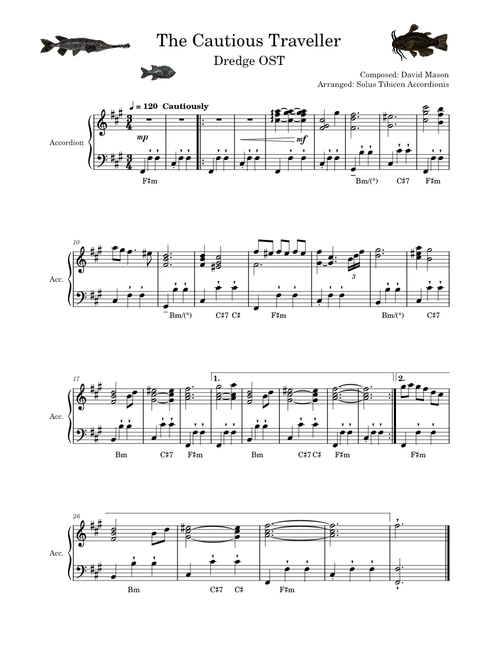 The Cautious Traveller, Dredge OST – David Mason