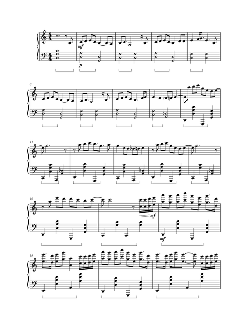 Sài Gòn Hôm Nay Mưa - Piano Sheet