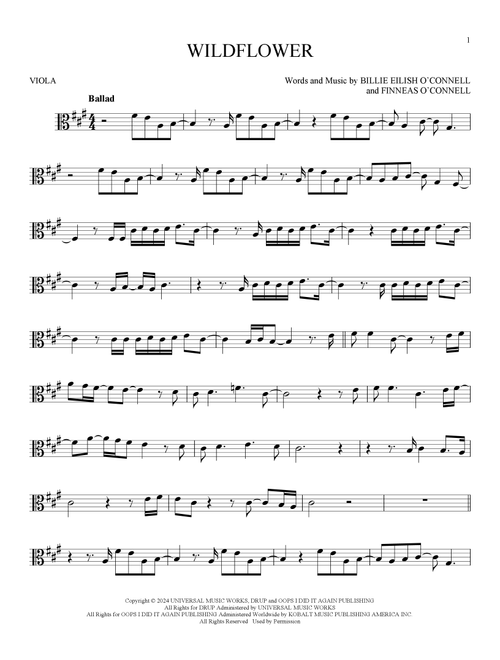 Wildflower - Billie Eilish (Viola Solo)