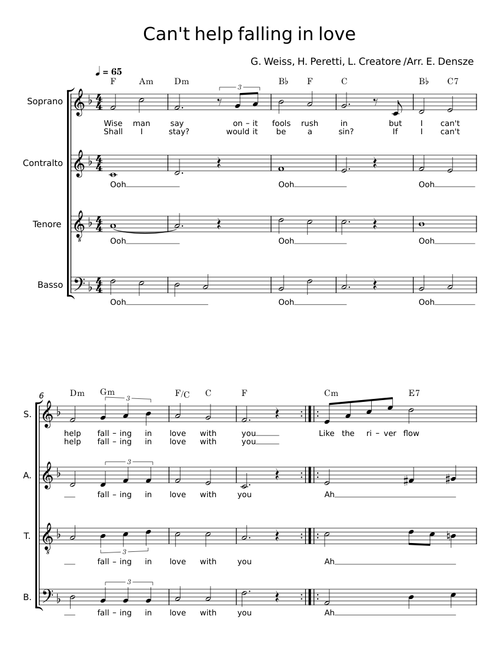 Can't Help Falling In Love - Pentatonix