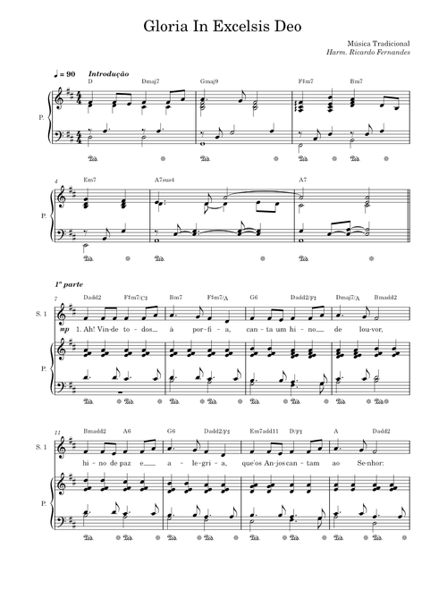 Gloria, in excelsis Deo – Misc Traditional Gloria, in excelsis Deo – Versão completa