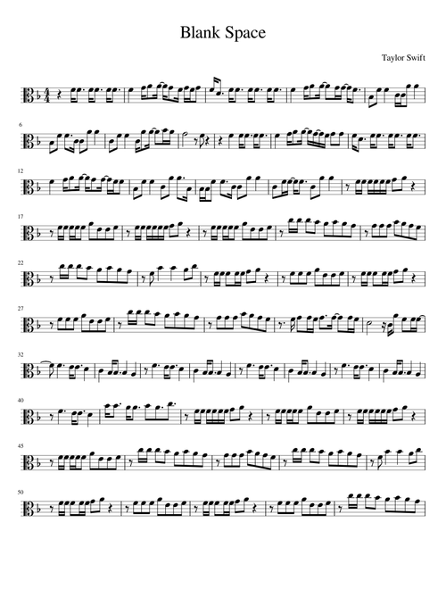 Blank Space – Taylor Swift