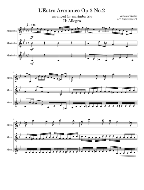 L'Estro Armonico Op.3 No.2 (movement two)