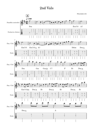 Jazz Suite No. 2: II. Lyric Waltz – Dmitri Shostakovich Sheet