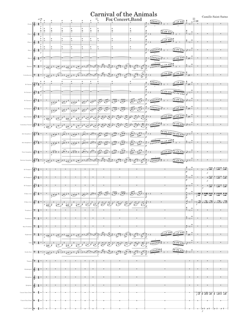 Le carnaval des animaux – Camille Saint-Saëns