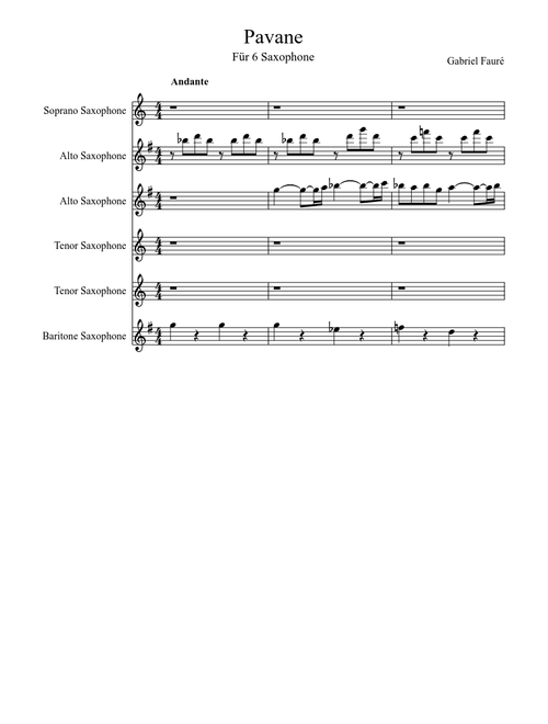 Fauré: Pavane