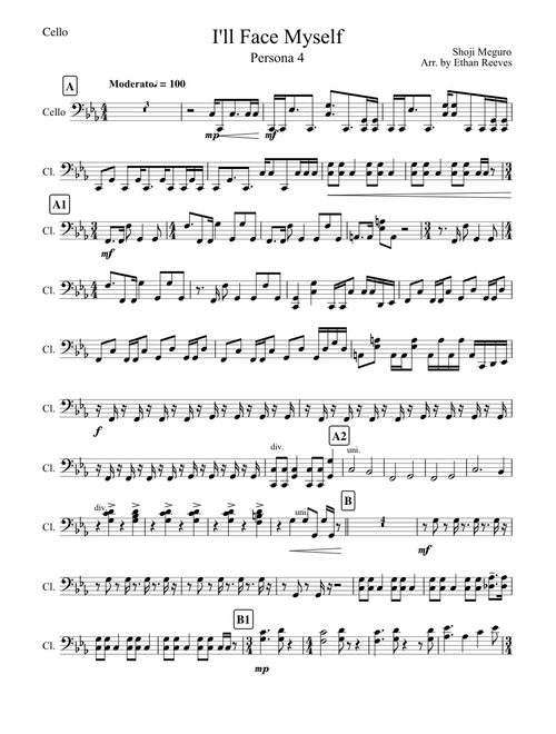 I'll Face Myself: Cello