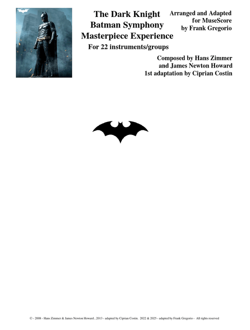 The Dark Knight Batman Symphony Masterpiece Experience