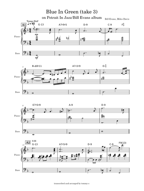 Blue In Green – Bill Evans