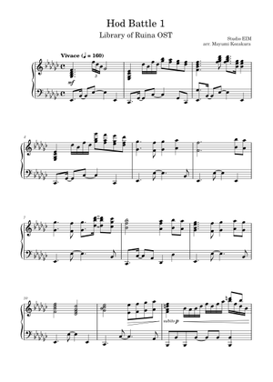 Library of Ruina (Theme 02) – StudioEIM Sheet Music for Piano