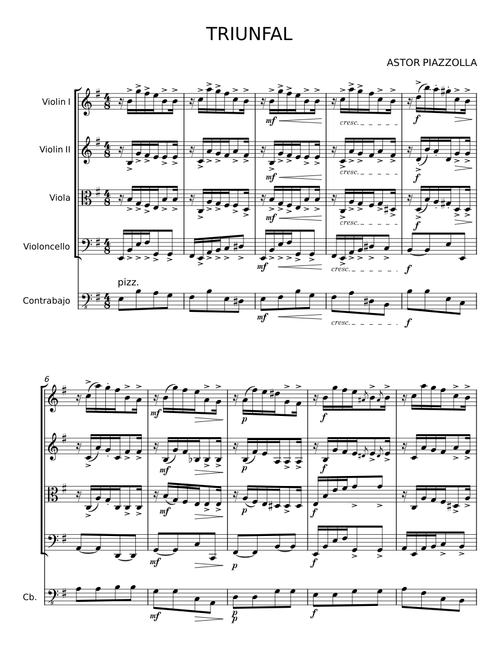 Triunfal - Astor Piazzolla