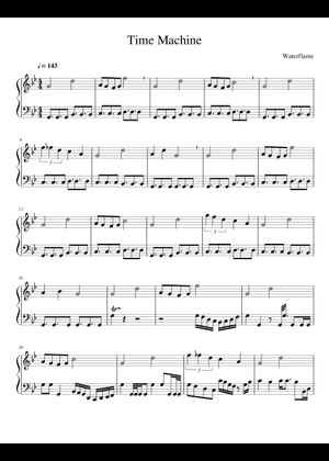 Geometry Dash Level 8 - Time Machine Sheet Music for Piano (Solo ...