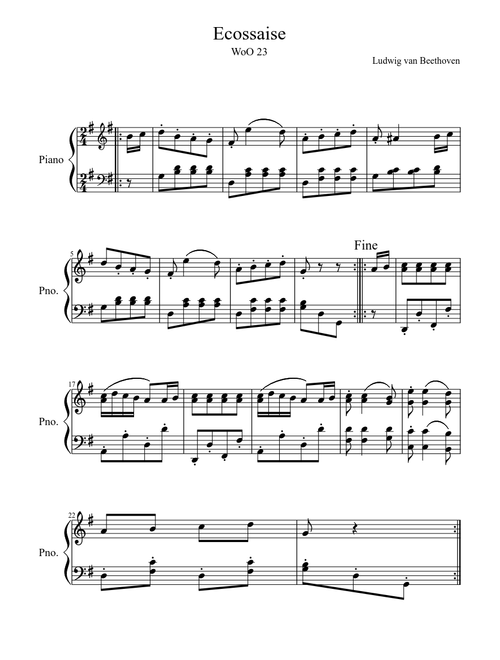 Ecossaise WoO 23 (Beethoven)