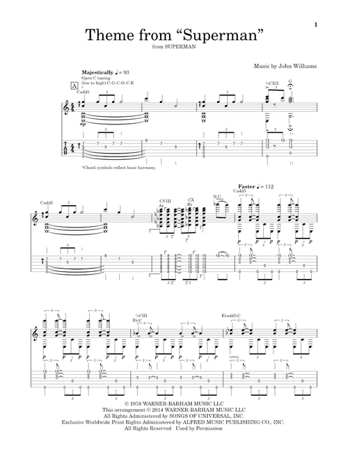 Theme From "Superman" (arr. Ben Woolman) - John Williams (Solo Guitar)